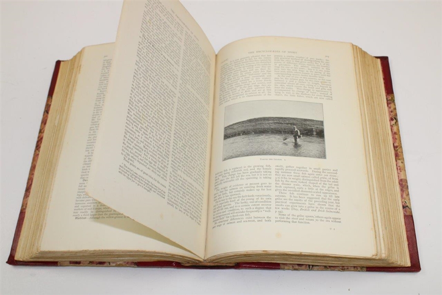 1898 'Encyclopedia of Sport' Vol. II Book Printed by Lawrence and Bullen Ltd.