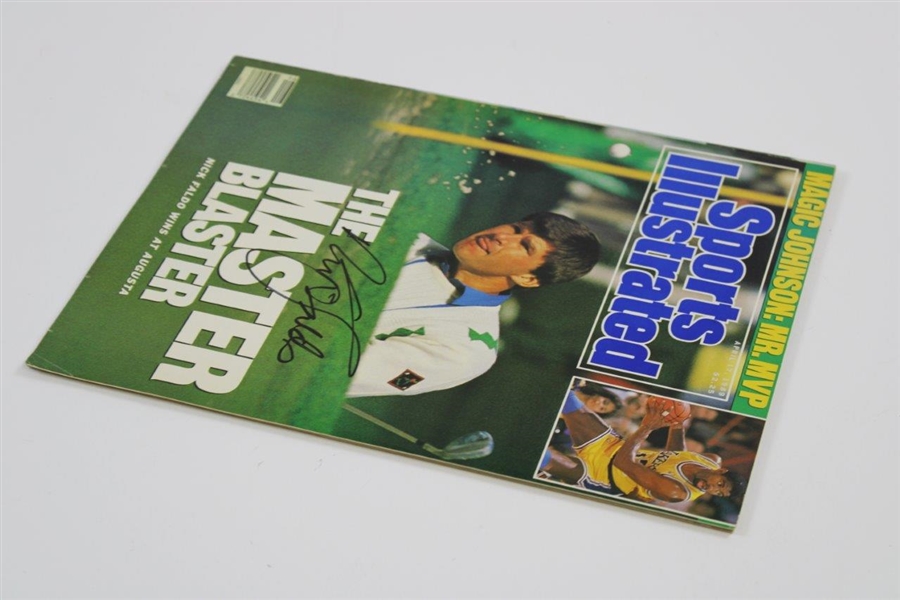 Nick Faldo Signed 1989 Sports Illustrated 'The Masters Blaster' Magazine with No Label JSA ALOA