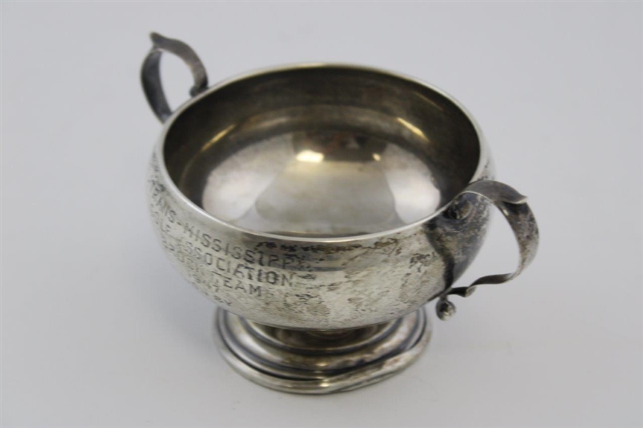 1947 Trans Mississippi Golf Assoc. Brock Team Sterling Silver Prize Cup