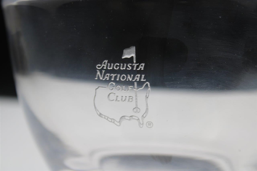 Augusta National Golf Club Member Sterling Cut Glass Bowl in Original Box