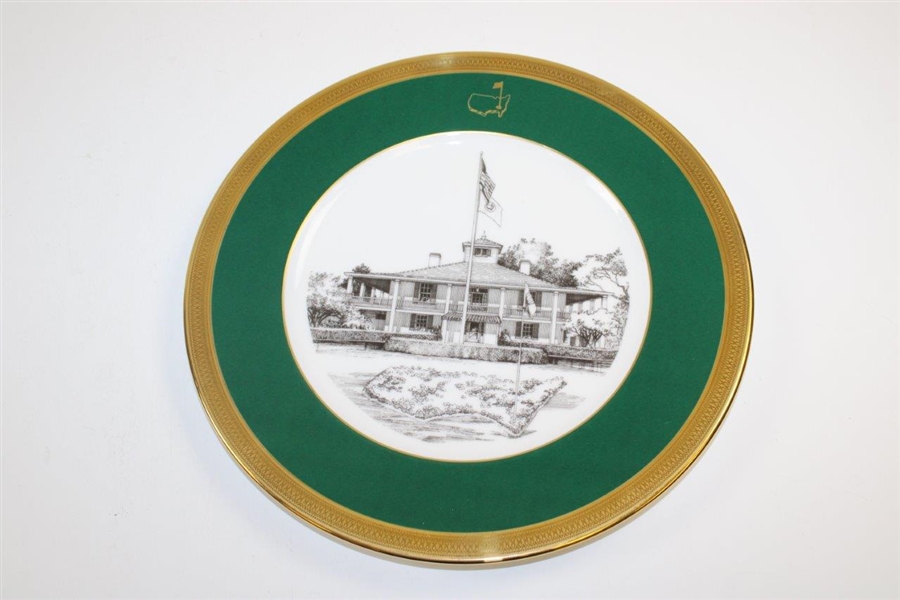 1996 Masters Tournament Lenox Commemorative Member Plate #9 with Original Box