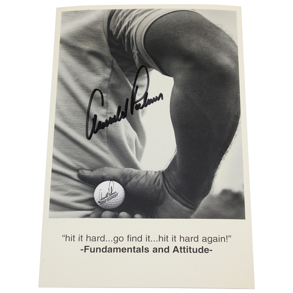 Arnold Palmer Signed Bay Hill Club Postcard JSA ALOA