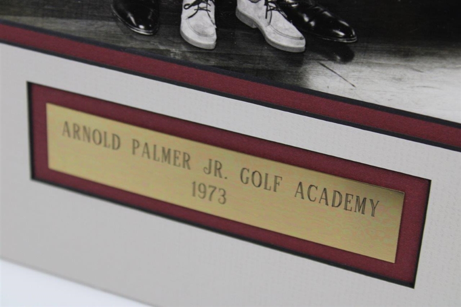 Arnold Palmer Jr Golf Academy Matted Photo 1973