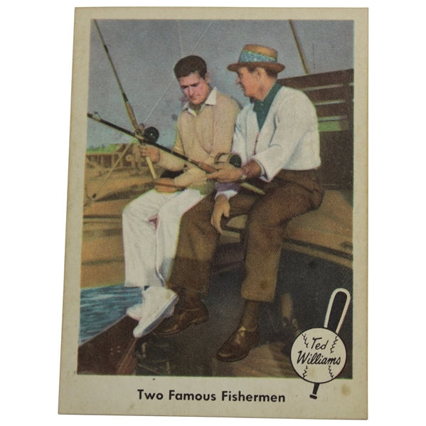 Ted Williams & Sam Snead 'Two Famous Fisherman' Card #67