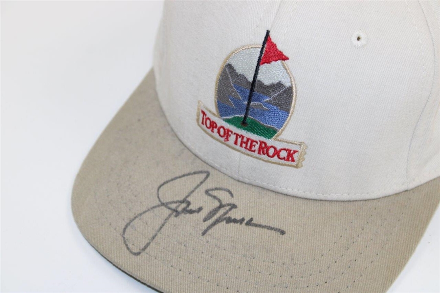Jack Nicklaus Signed Top Of The Rock Hat JSA ALOA
