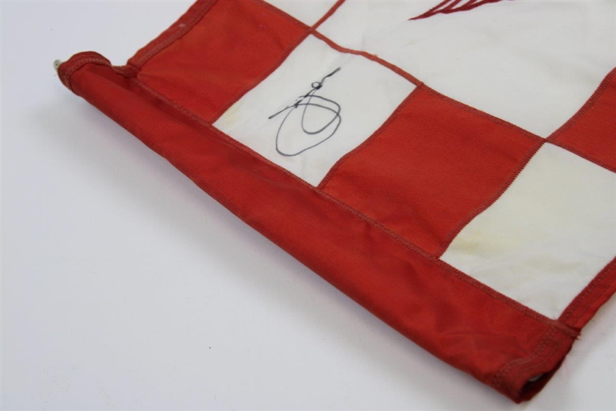Jim Furyk Signed Olympic Club Course Flown Flag JSA ALOA