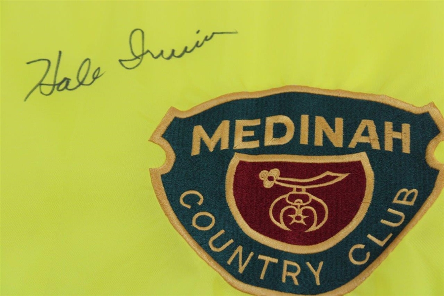 Hale Irwin Signed Medinah Country Club Embroidered Flag JSA ALOA