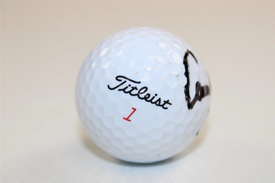 Arnold Palmer Signed Masters Logo Golf Ball JSA ALOA
