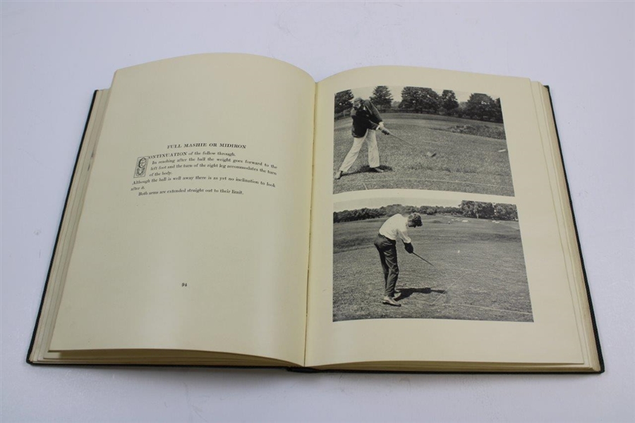 1919 Picture Analysis Of Golf Strokes By Jim Barnes