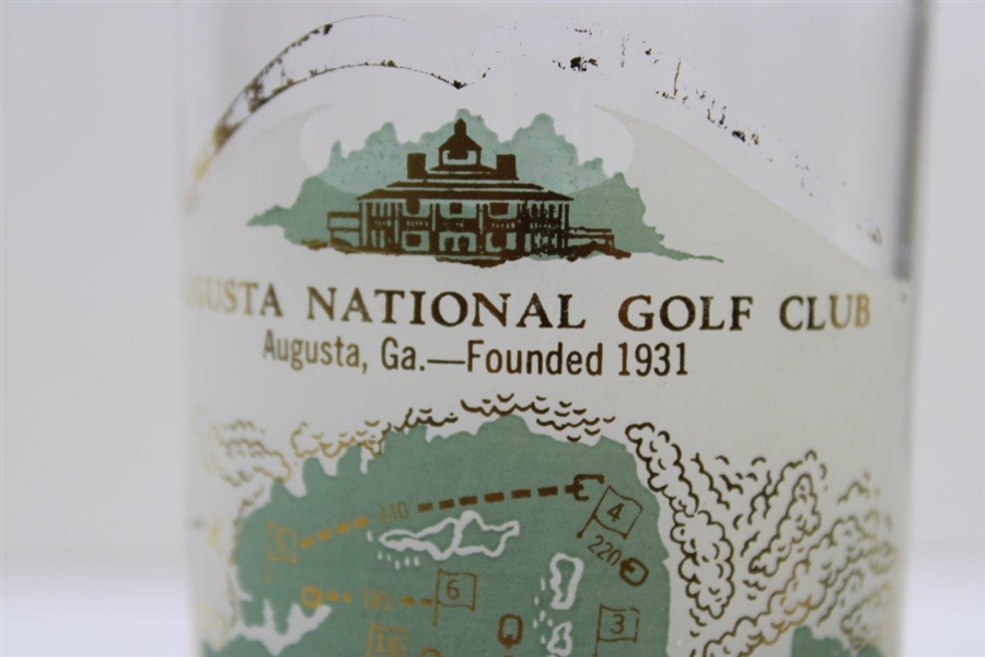 Augusta National, Merion & Oakmont CC Vintage Golf Drinking Glasses 