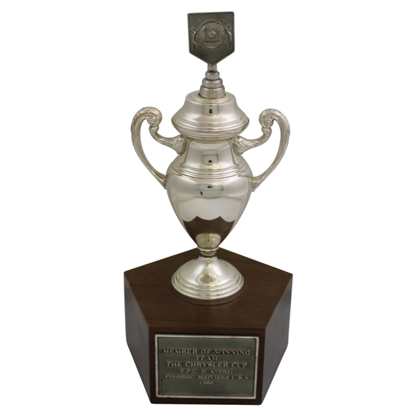 Chi Chi Rodriguez's 1986 The Chrysler Cup at T.P.C. Winning Team Member Trophy