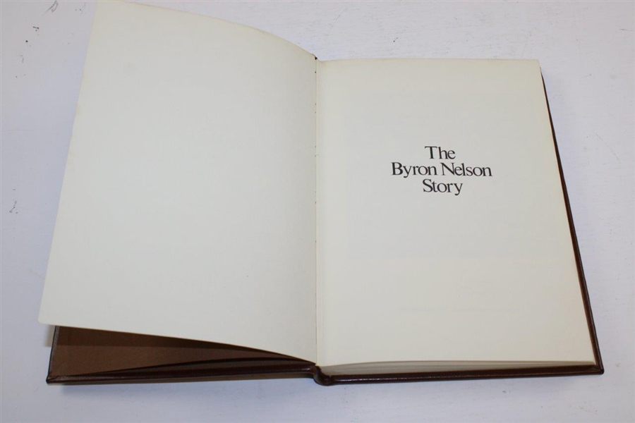 Byron Nelson Signed Ltd Ed 'The Byron Nelson Story' 373/600 Book with Slipcover JSA ALOA