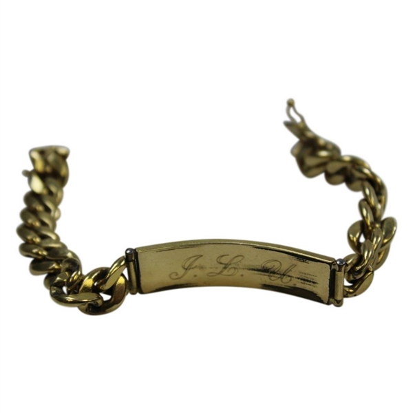 Sam Snead's Personal 'S.J.S' Engraved 12kt Gold Filled Bracelet