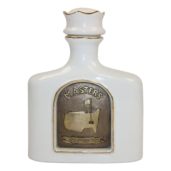 Augusta National Clubhouse 2000 Masters Logo Porcelain w/Bronze Decanter by Artist Bill Waugh