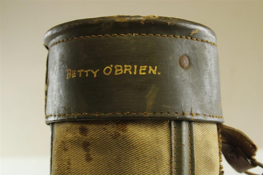 Vintage Par-Bag 'Betty O'Brien' Canvas Golf Bag
