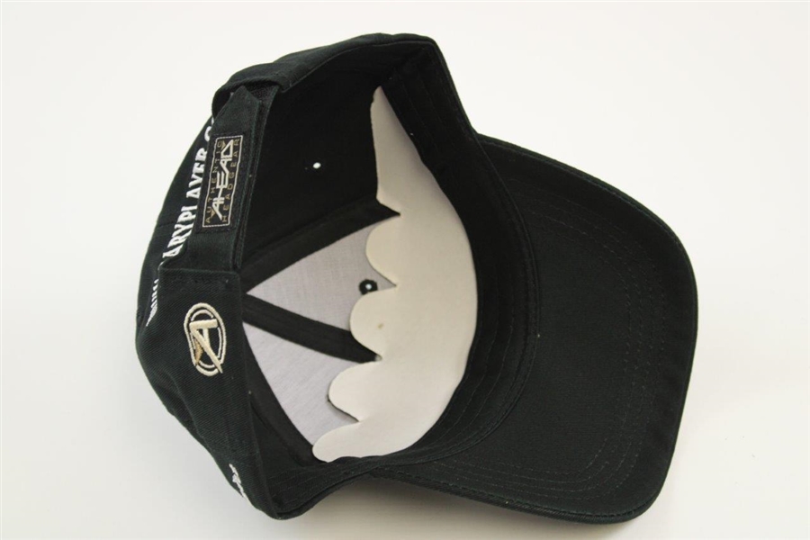 Gary Player Signed Personal 'Black Knight' Par Saver Black Hat - Unused JSA ALOA