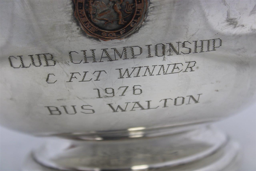 Eaton Canyon Men's Golf Club Championship C Fight Winner Trophy 1976 Bus Walton Winner