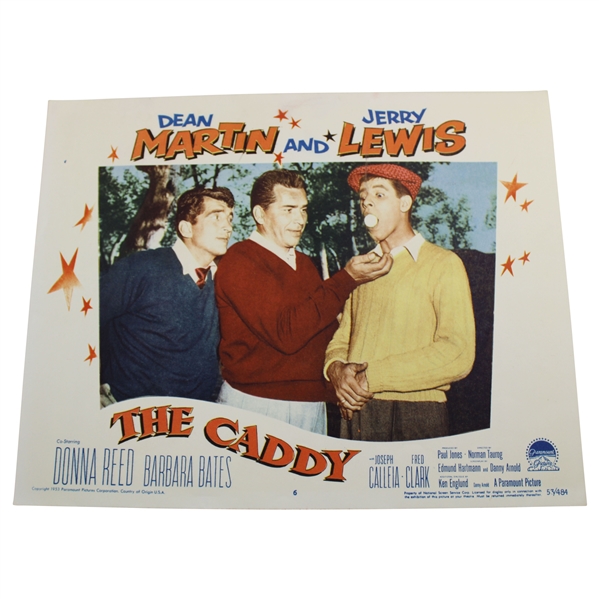 1953 'The Caddy' Movie 11x14 Lobby Card #6 - Lewis with Golf Ball in Mouth