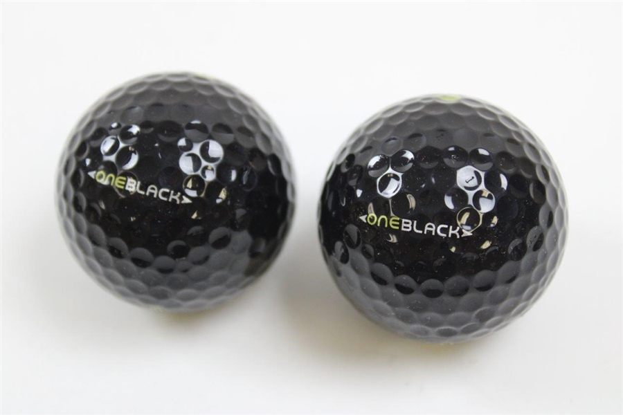 Four (4) Sleeves of Nike TW Tiger Woods OneBlack 'The One' Golf Balls