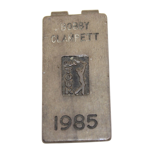 Bobby Clampett's Personal 1985 PGA Tour Member Money Clip/Badge