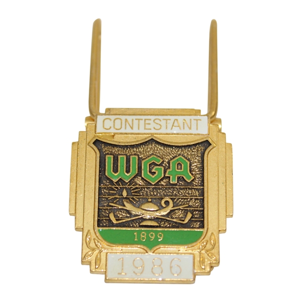 Bobby Clampett's 1986 WGA Championship Contestant Clip/Badge