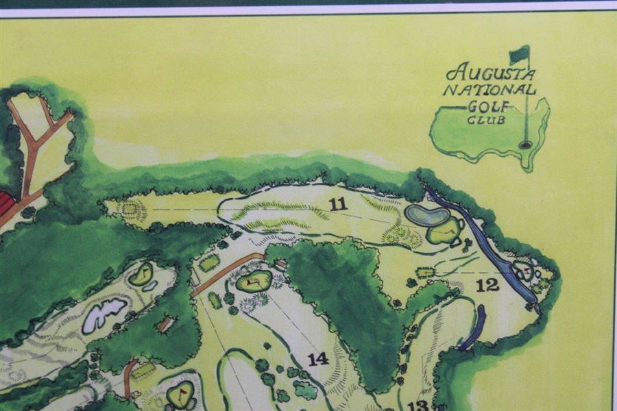 Augusta National Golf Club Aerial Photo - Framed