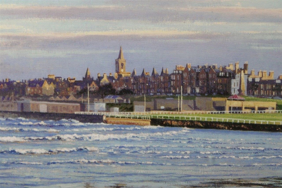 The Old Course St. Andrews Panoramic Print by Willington - Framed