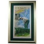 Jack Nicklaus The Evening Star - 1962 Ltd Ed #87/950 Print by Doug London - Framed