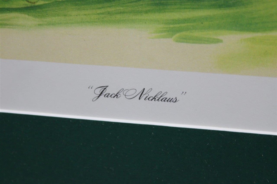 Jack Nicklaus 'The Evening Star - 1962' Ltd Ed #87/950 Print by Doug London - Framed