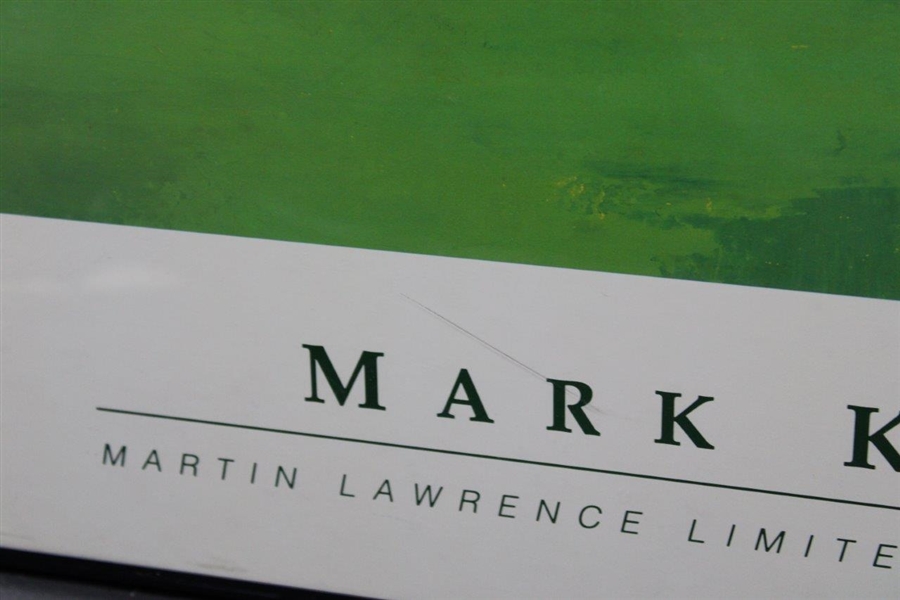 1988 Mark King 'Martin Lawrence Limited Editions 1989' Masters 11th Hole Green Print - Framed