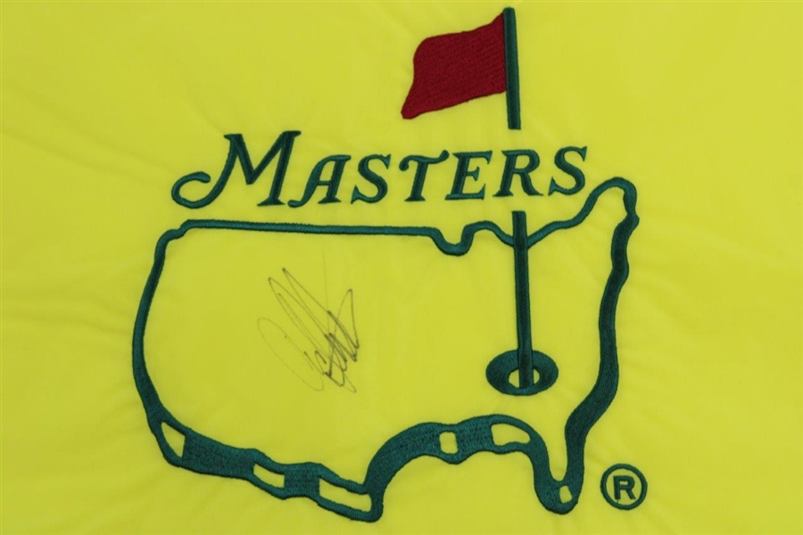 Craig Stadler Signed Undated Masters Embroidered Flag JSA ALOA
