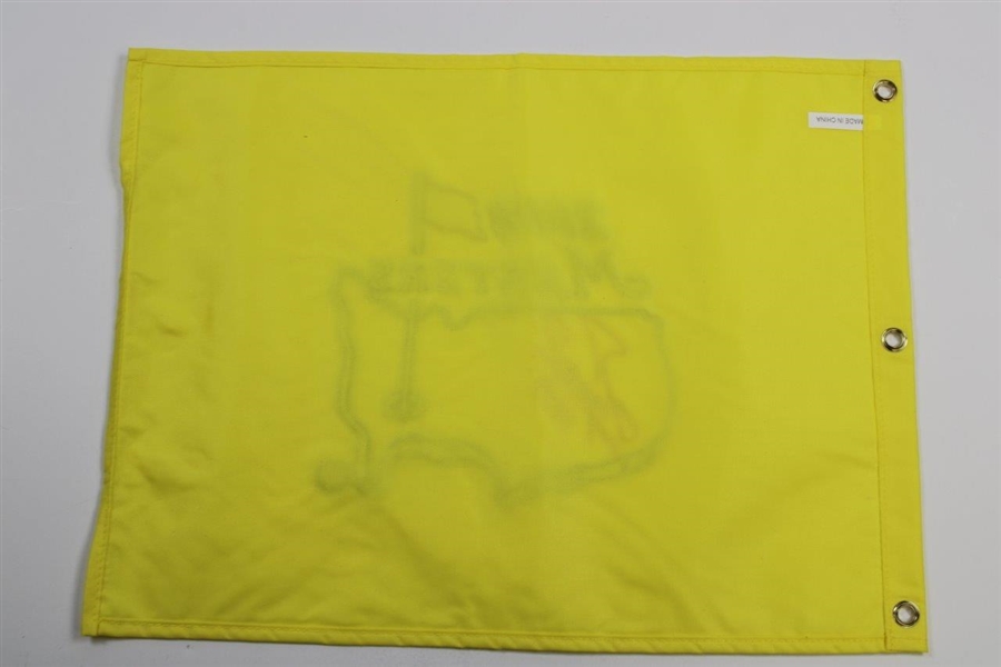 Fuzzy Zoeller Signed 2008 Masters Embroidered Flag with '1979' JSA ALOA