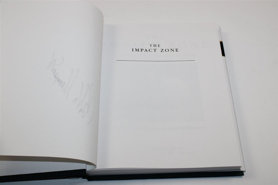 Bobby Clampett Signed Impact Zone Golf Ball & 'The Impact Zone' Book JSA ALOA