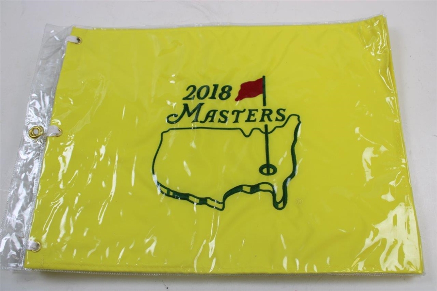 Four (4) Masters Tournament Embroidered Flags - 2016-2019 - Unopened