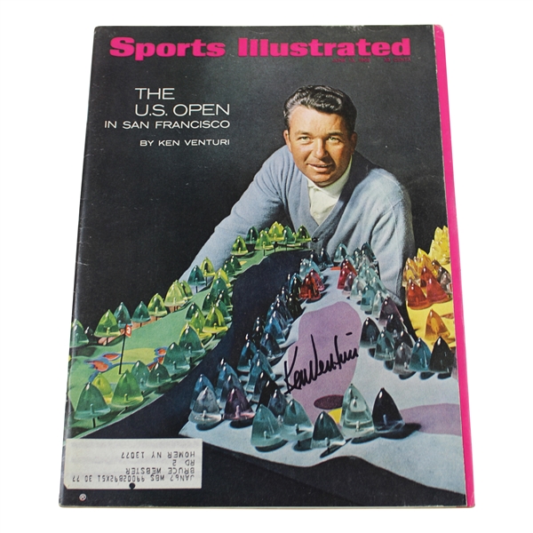 Ken Venturi Signed June 13th, 1966 Sports Illustrated Magazine JSA ALOA