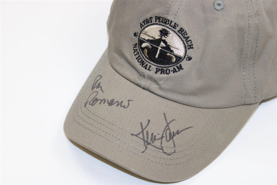 Ray Romano & Kevin James Signed AT&T Pebble Beach National Pro-Am Hat - Clampett Collection JSA ALOA