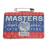 1976 Masters Tournament SERIES Badge #21132 - Ray Floyd Winner