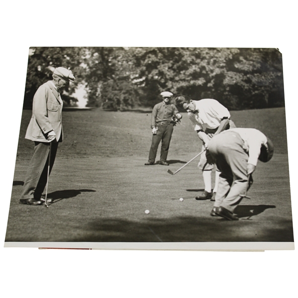 1921 John D. Rockefeller, Richest Man in the World on the Golf Course