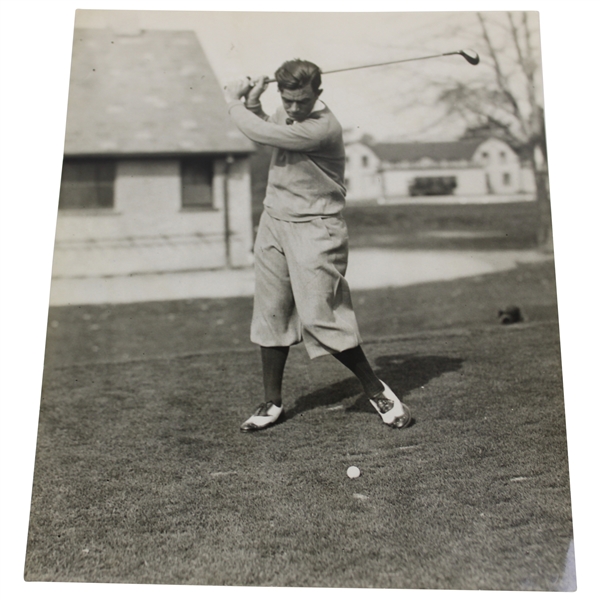 1928 Johnny Farrell, Young Champion at the US Open Large Photo
