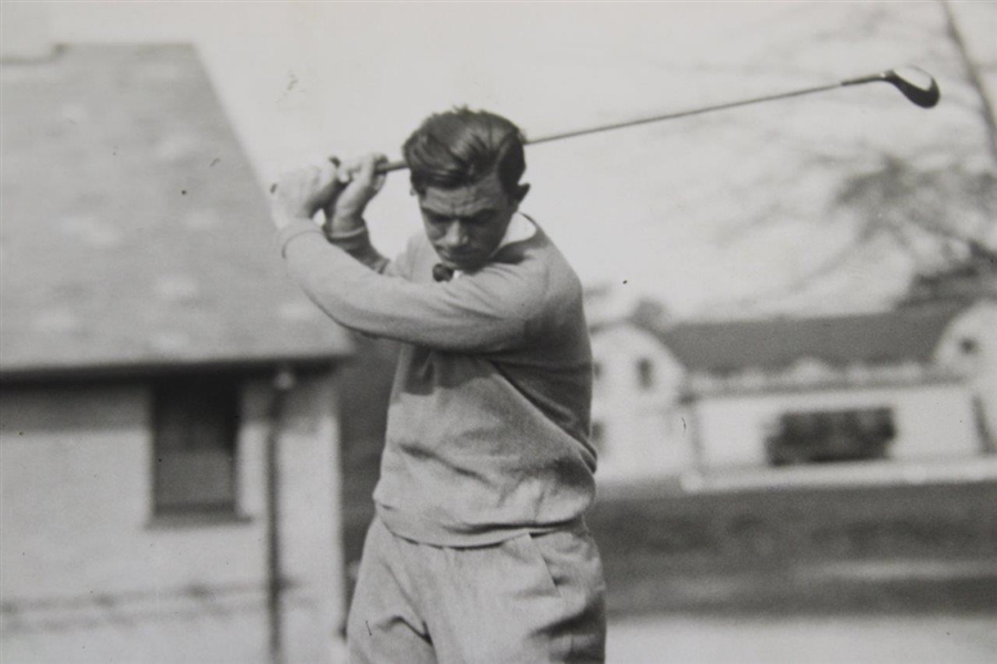 1928 Johnny Farrell, Young Champion at the US Open Large Photo
