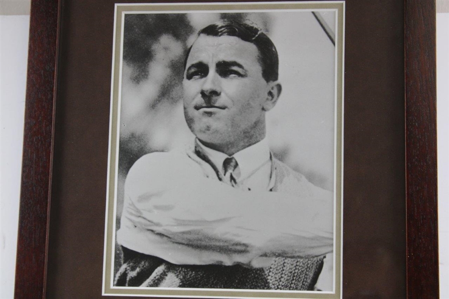 Gene Sarazen 1923 PGA Championship at Pelham CC Custom Cherry Wood Golf Display
