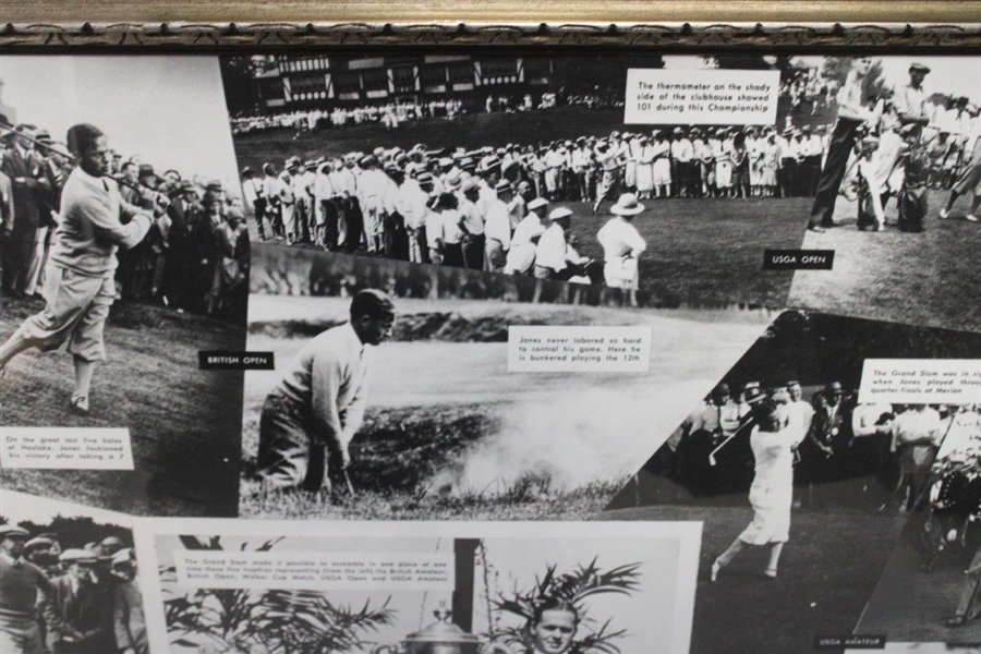 Large Bobby Jones Grand Slam Year Collage - Framed