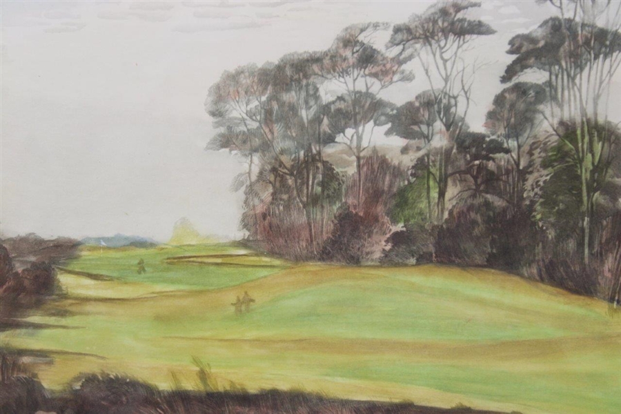 Addington Country Club Looking Toward The 4th Green Print - Earnest Greenwood And Lawrence Josset