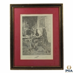 Dendy Sadler & James Dobie Golf Maker 1914 Print - Framed 