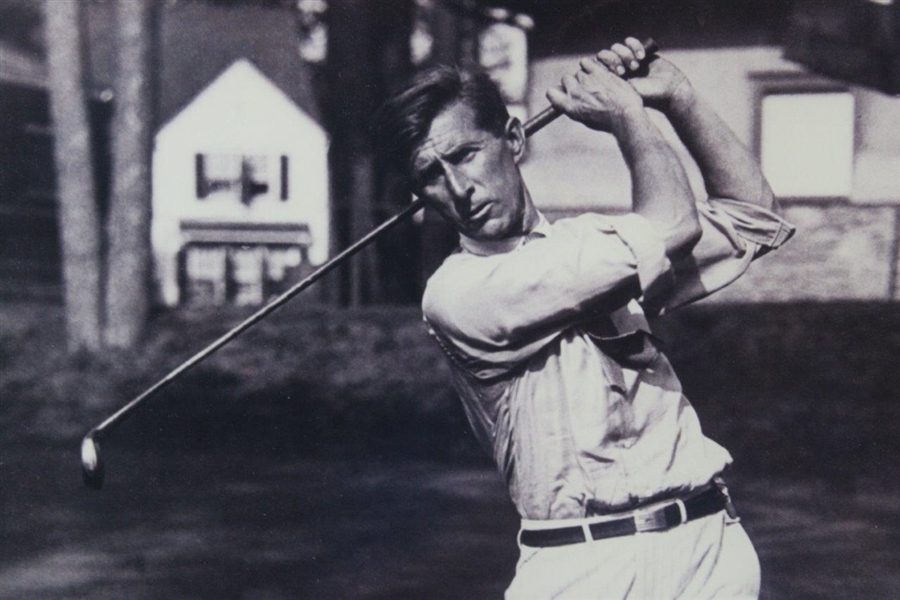 Jim Barnes 1916 & 1919 PGA Champion Oversize Photo - Framed