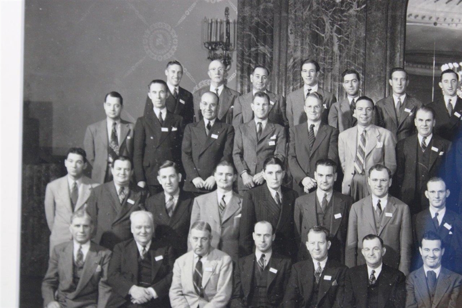 1941 PGA of America's 25th Annual Meeting at Chicago towers Club Burke & Koretke Photo - Framed