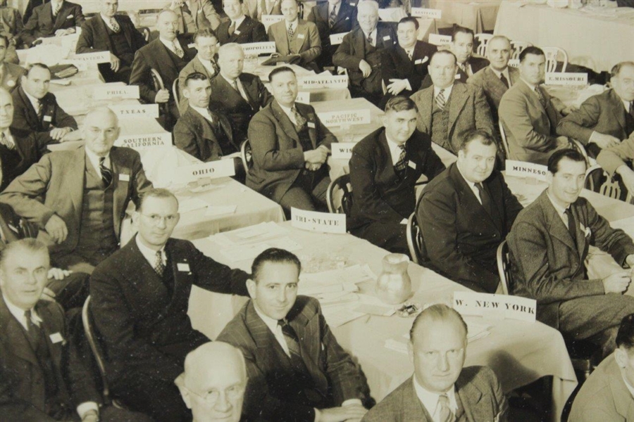 1942 PGA of America's 26th Annual Meeting at Medinah Club Burke & Koretke Photo - Framed