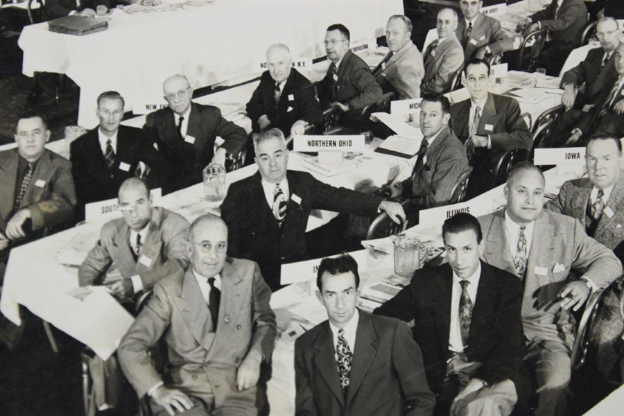 1950 PGA of America's 34th Annual Meeting at Sheraton Chicago Burke & Dean Photo - Framed