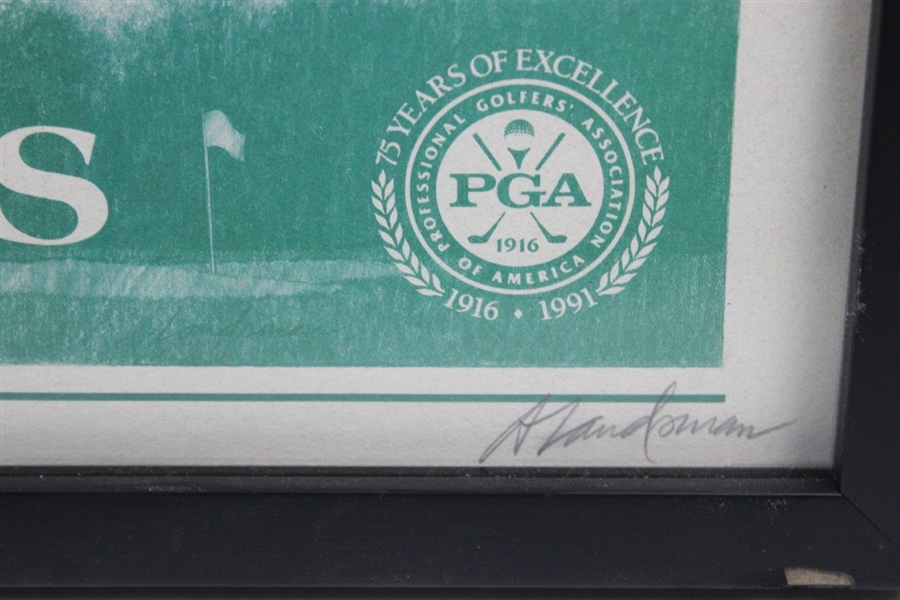 1937-1990 PGA Senior Champions Ltd Ed #94/200 Print - Framed