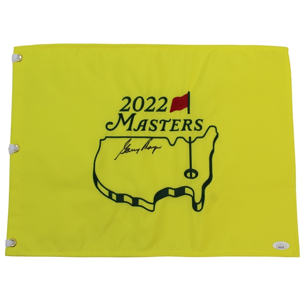 Gary Player Signed 2022 Masters Embroidered Flag JSA #A445120